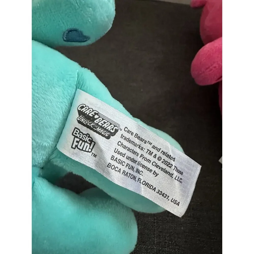 Care Bears 9” Plush Lot of 3 Bedtime Secret Friend Bear Basic Fun 2022